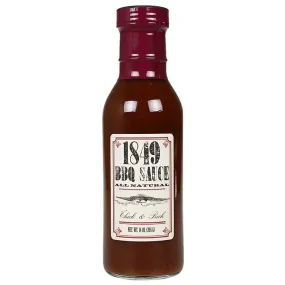 1849 Brand All Natural Thick and Rich BBQ Sauce 14 Oz Bottle 71101