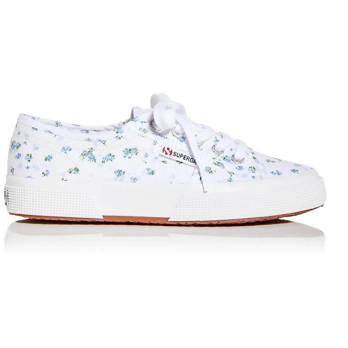 2750 Flower Print Womens Canvas Lace Up Casual And Fashion Sneakers