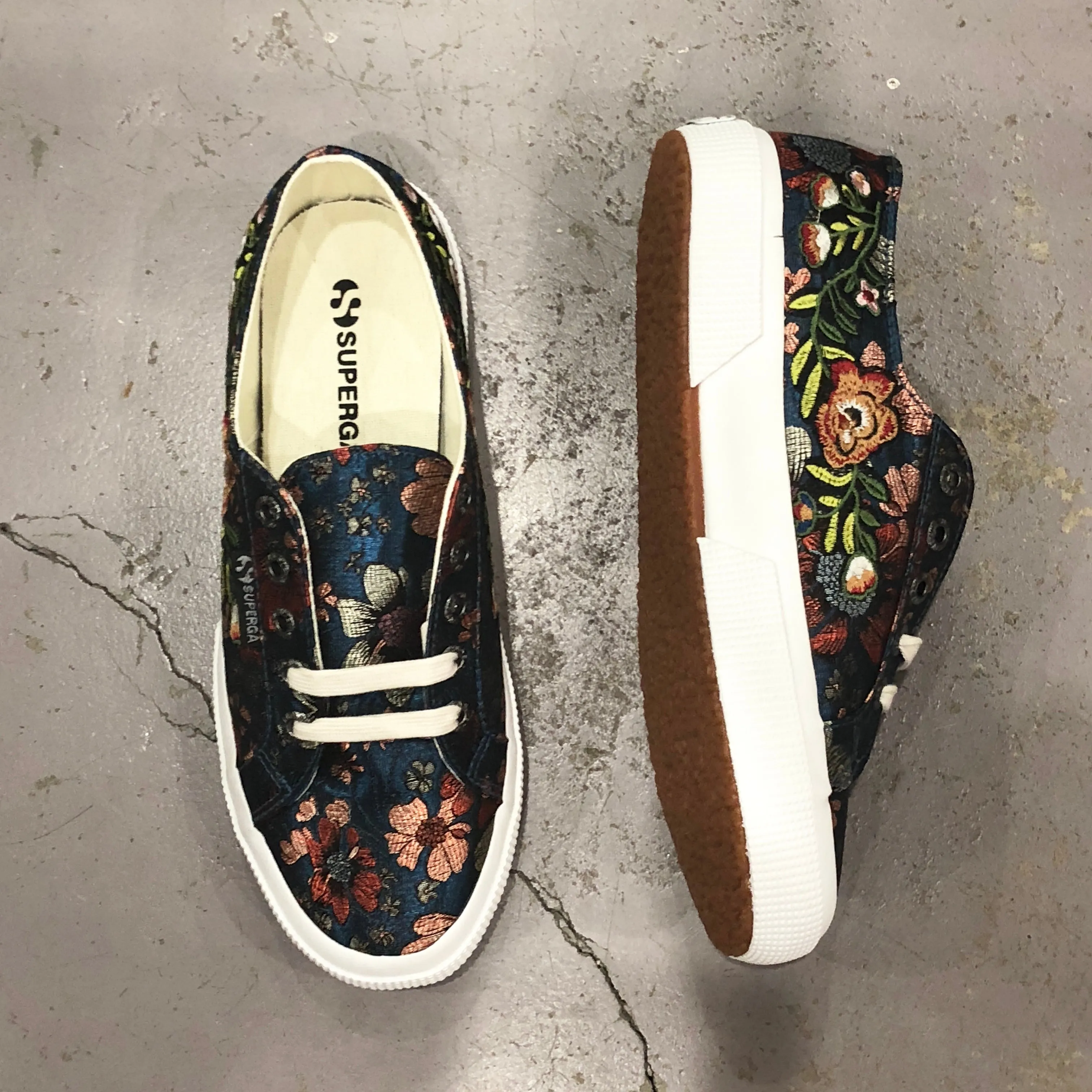 2750- Satin Oriental Sneakers