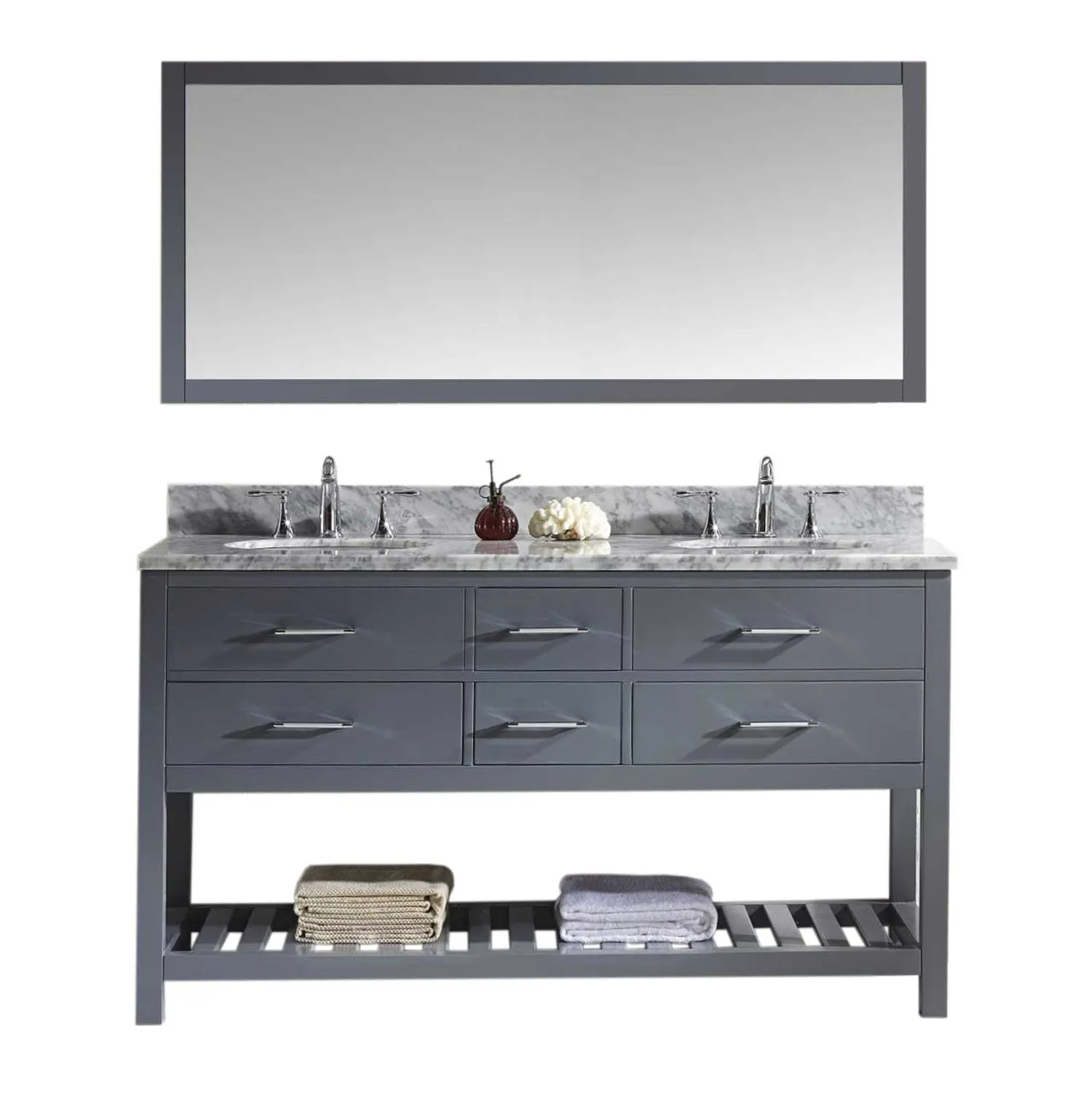 60 Double Bathroom Vanity