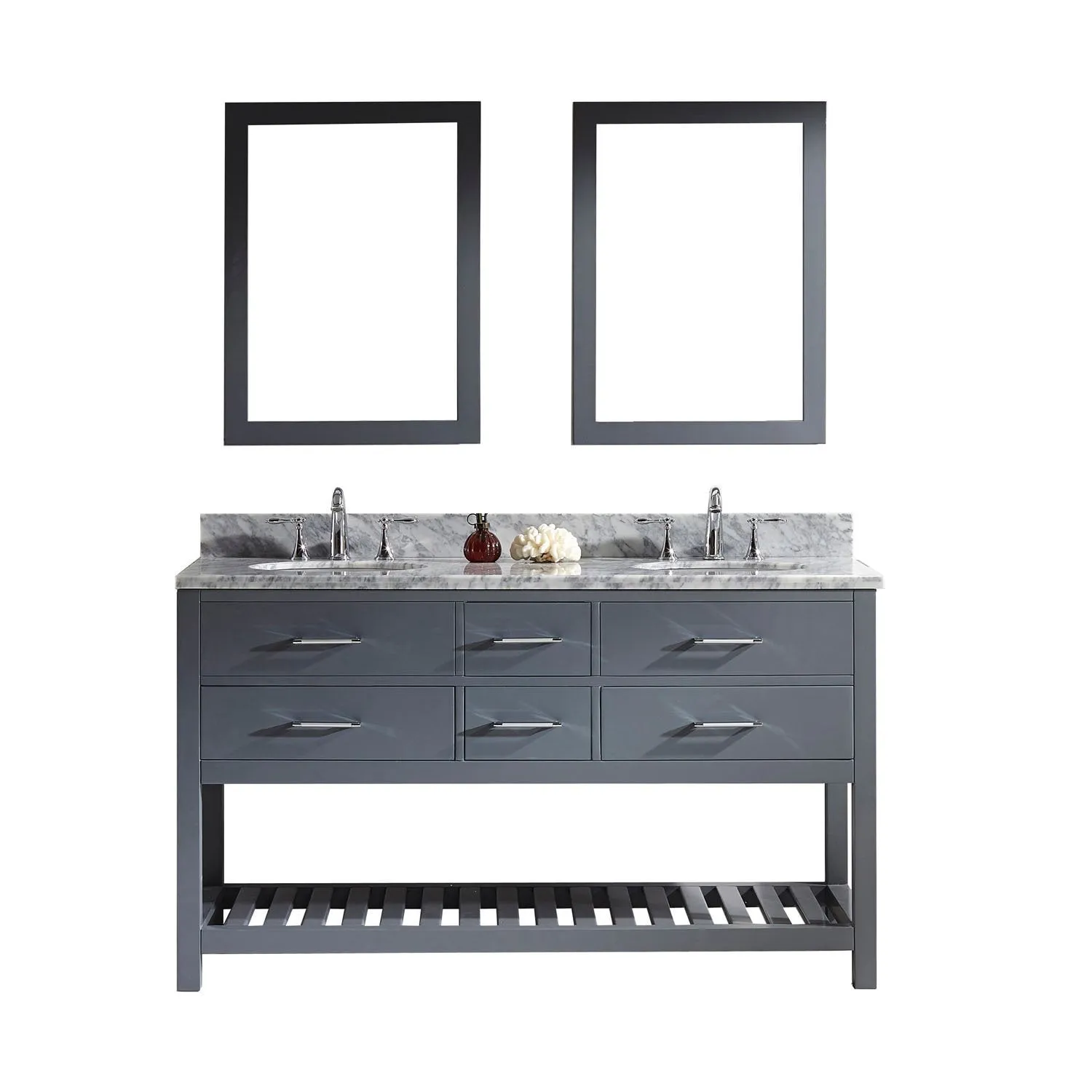 60 Double Bathroom Vanity