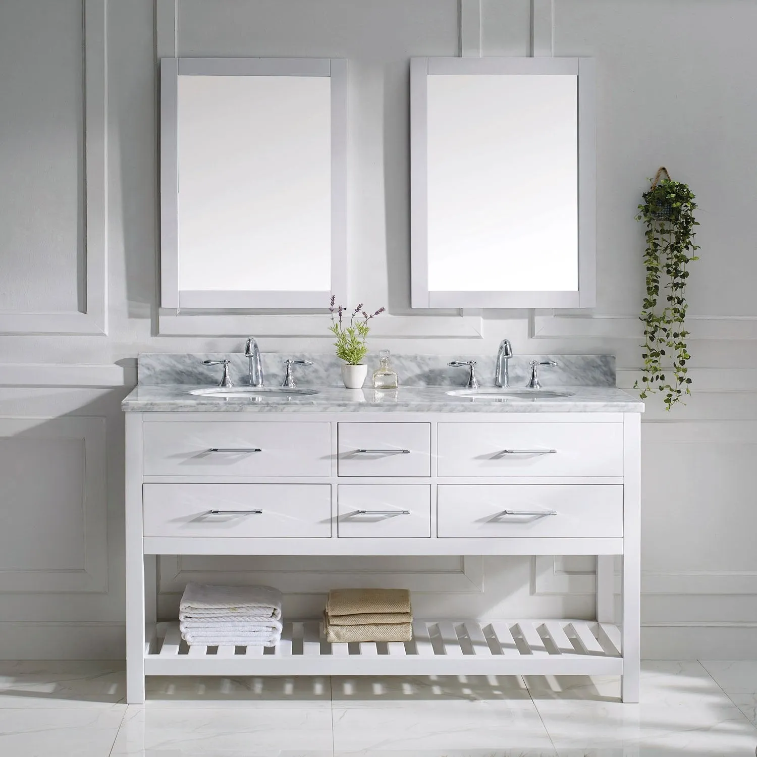 60 Double Bathroom Vanity