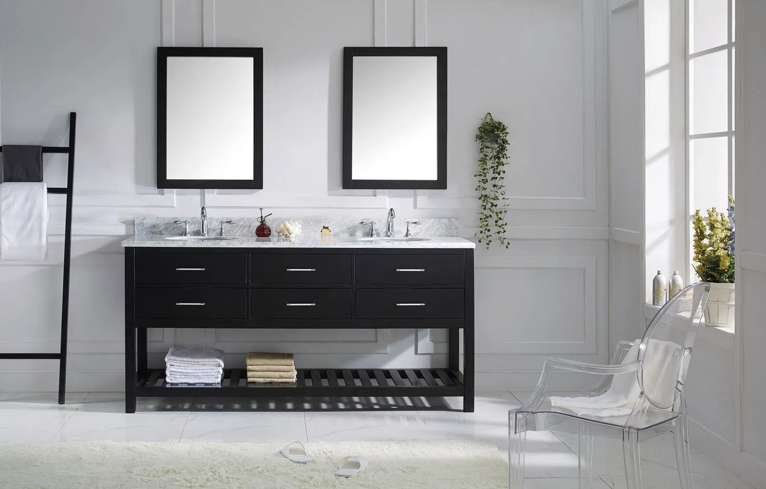 72 Double Bathroom Vanity