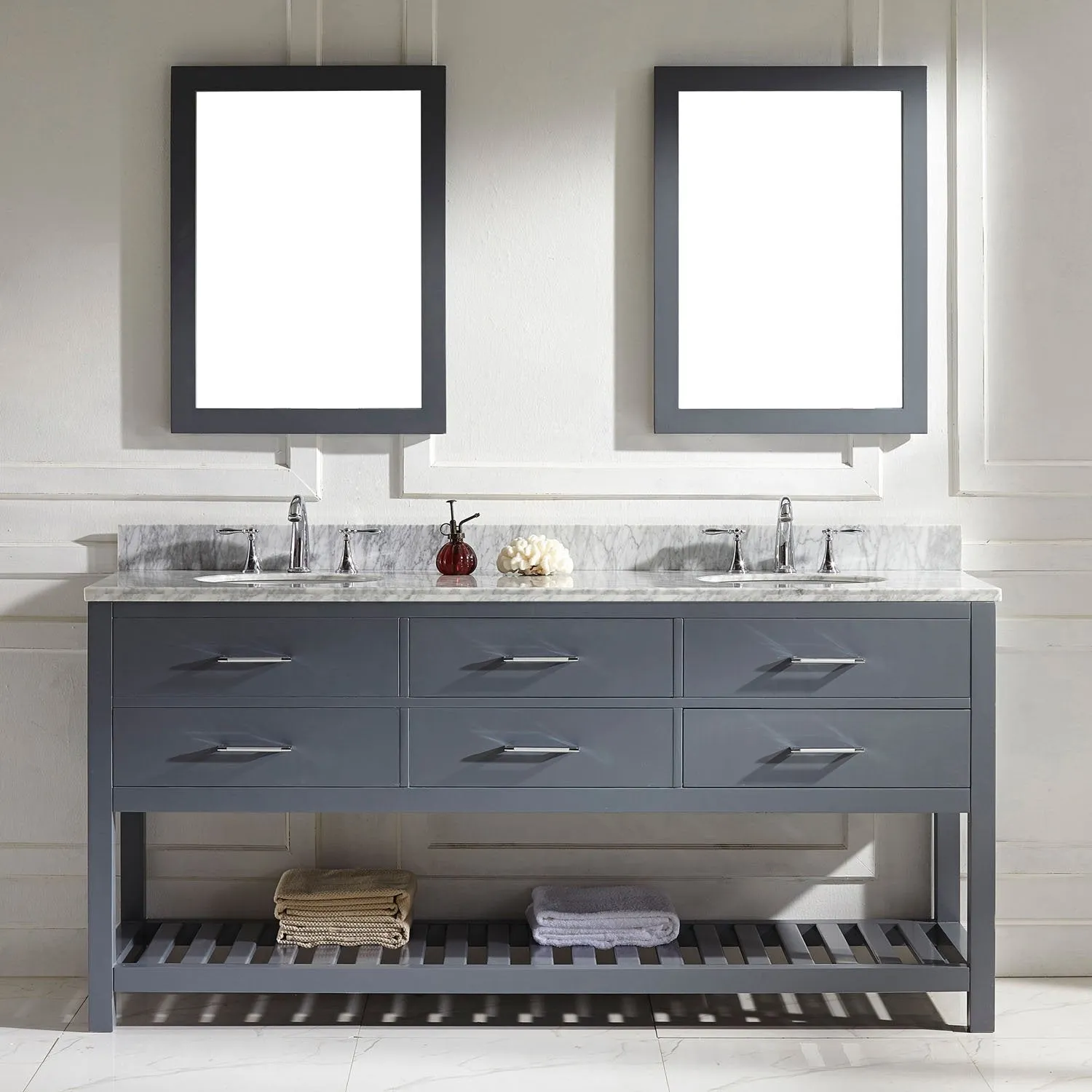 72 Double Bathroom Vanity