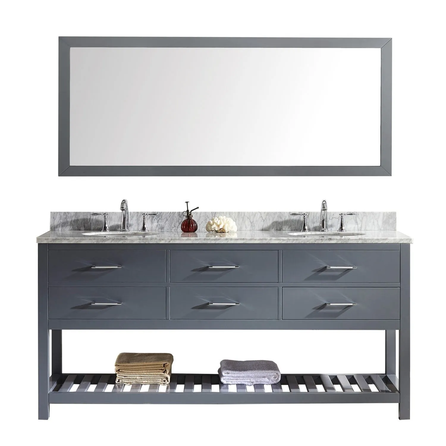 72 Double Bathroom Vanity