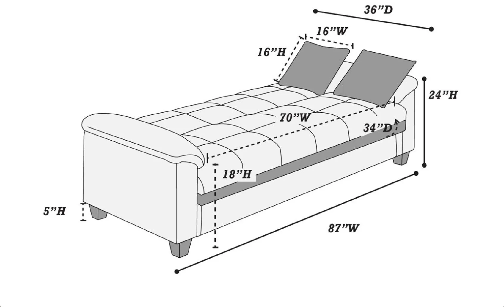 Adjustable Sofa 7888