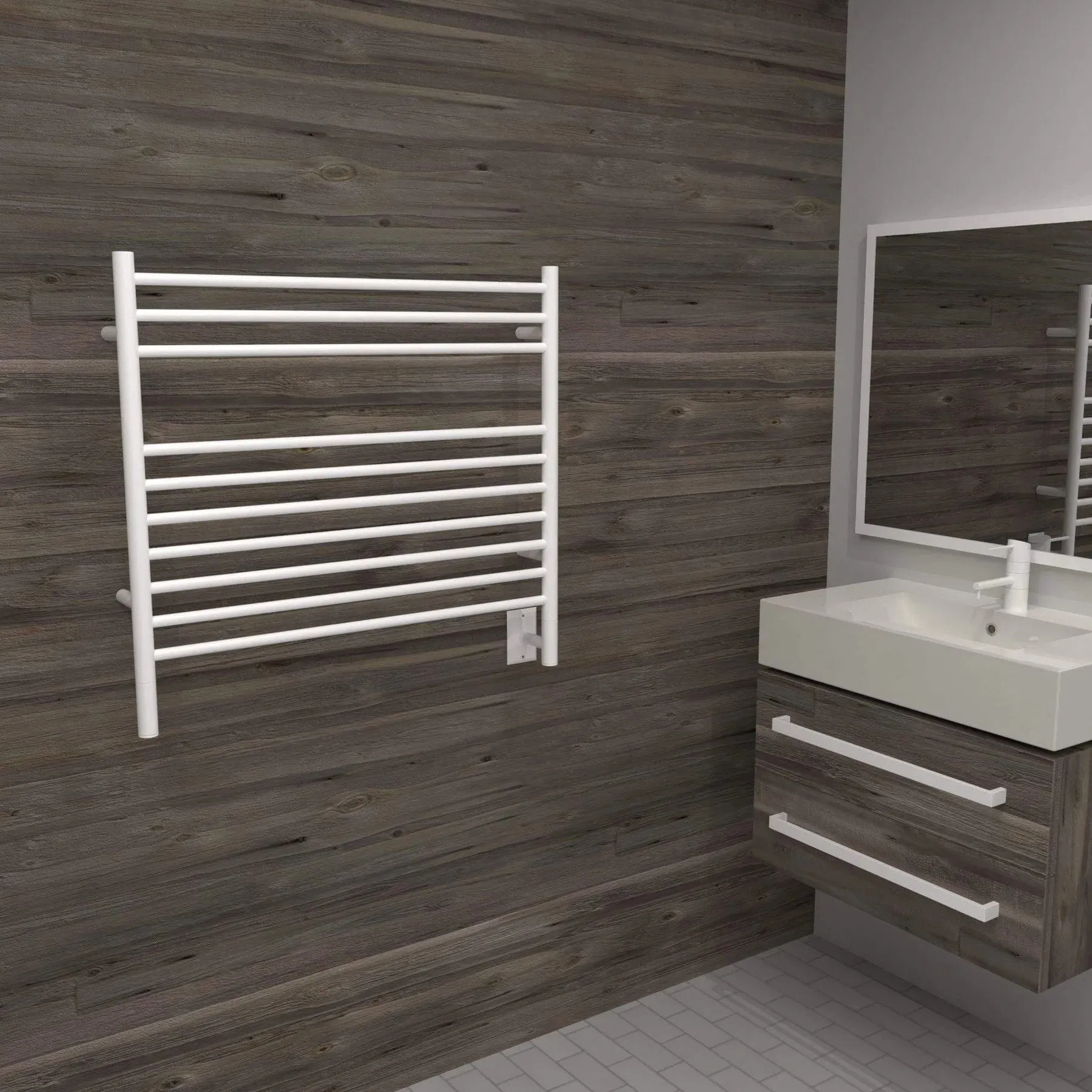 Amba - Jeeves Collection - Model K Straight Towel Warmer