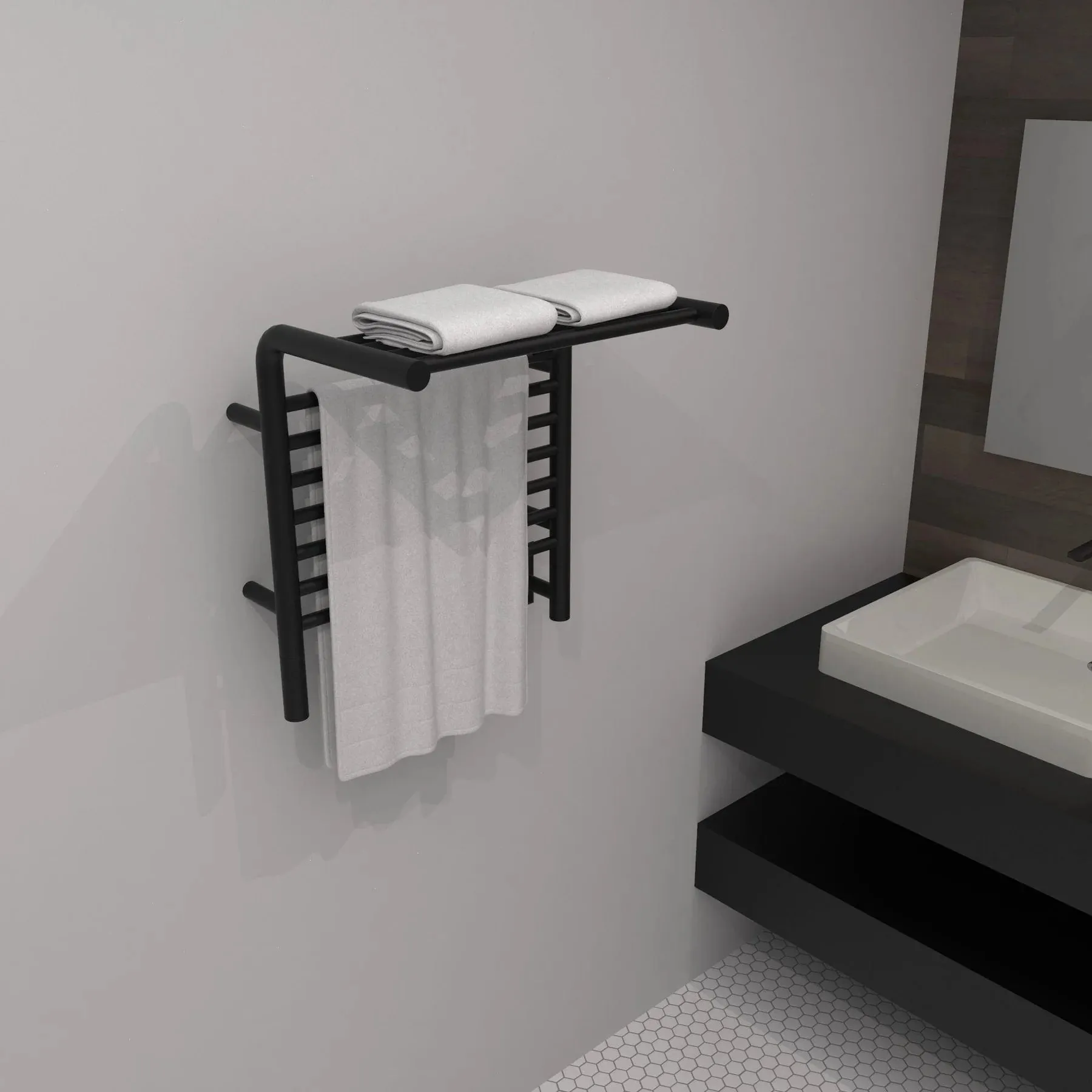 Amba - Jeeves Collection - Model M Shelf Towel Warmer