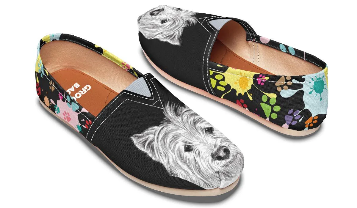 Artsy Westie Casual Shoes