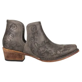 Ava Paisley Embossed Snip Toe Cowboy Booties