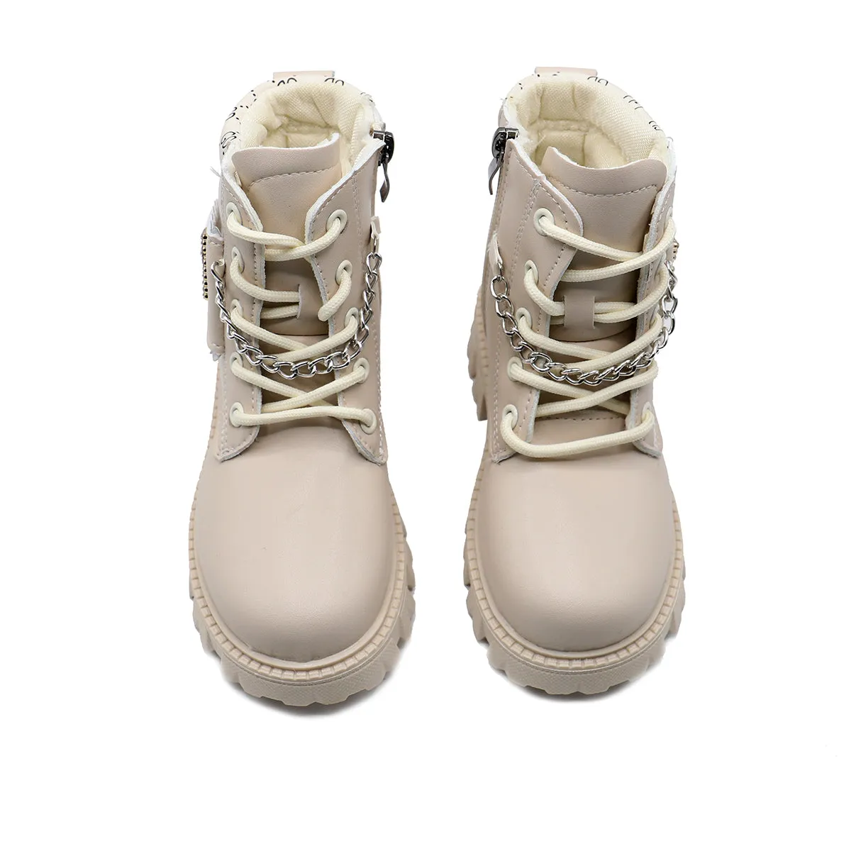 Beige Casual Boots G60018