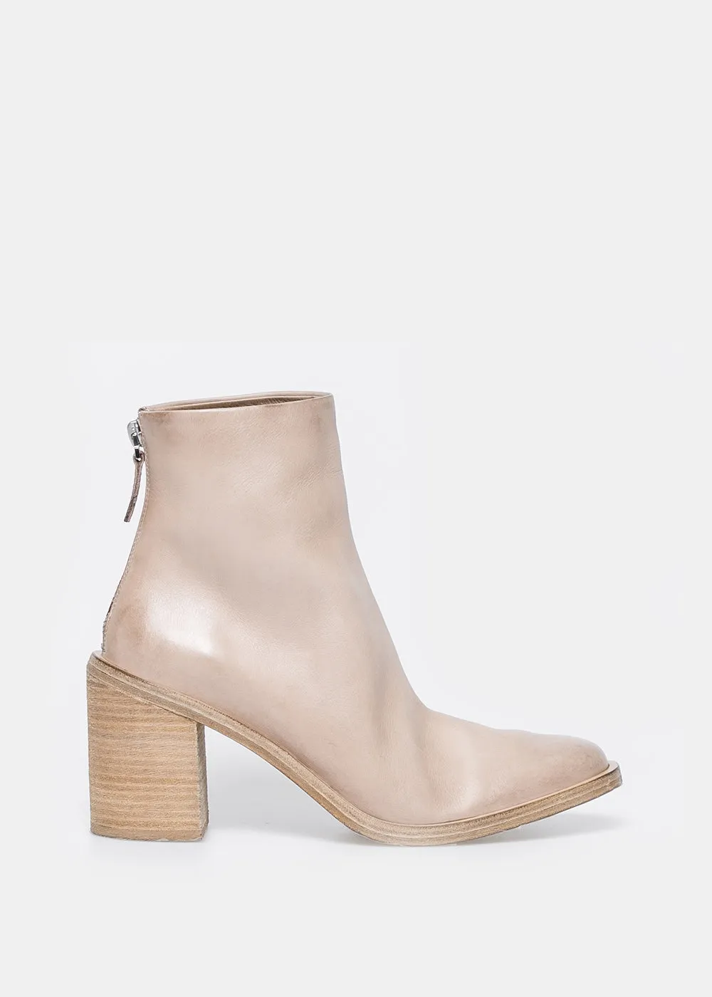 Beige Tapiro Zip Boots