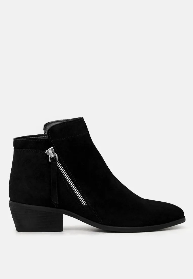 BESS Black Ankle Boots