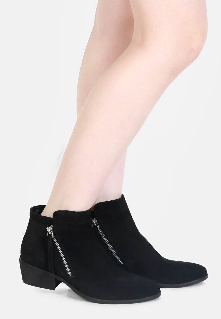 BESS Black Ankle Boots