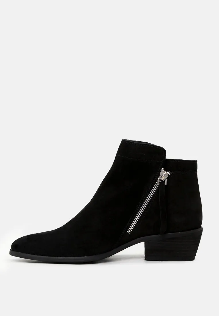 BESS Black Ankle Boots