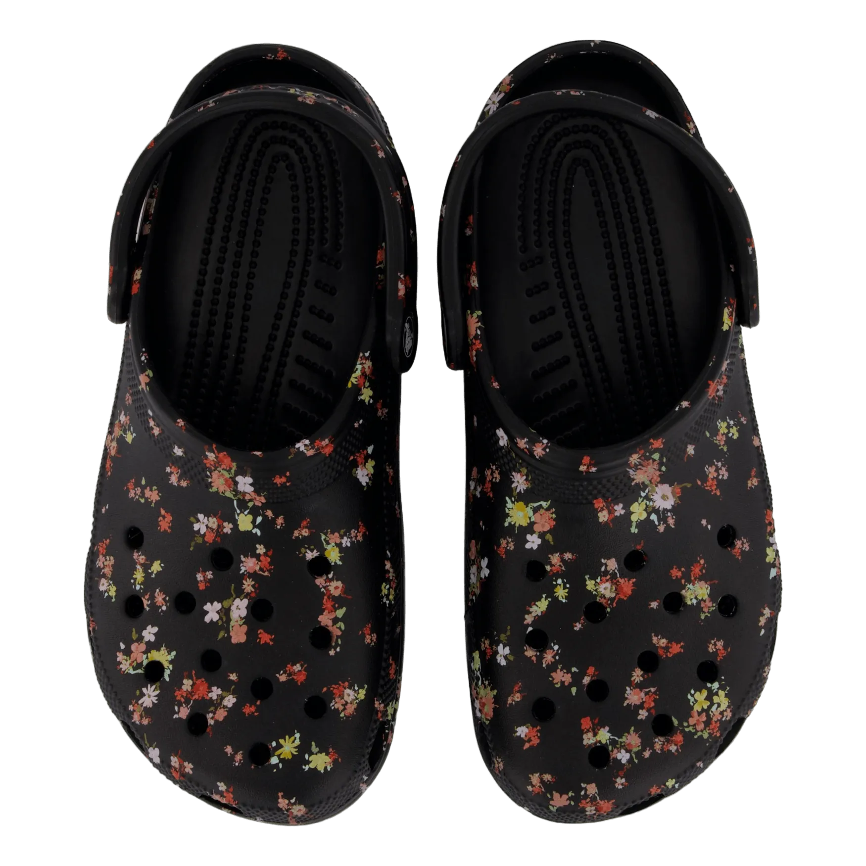 Classic Ditsy Floral Clog Black