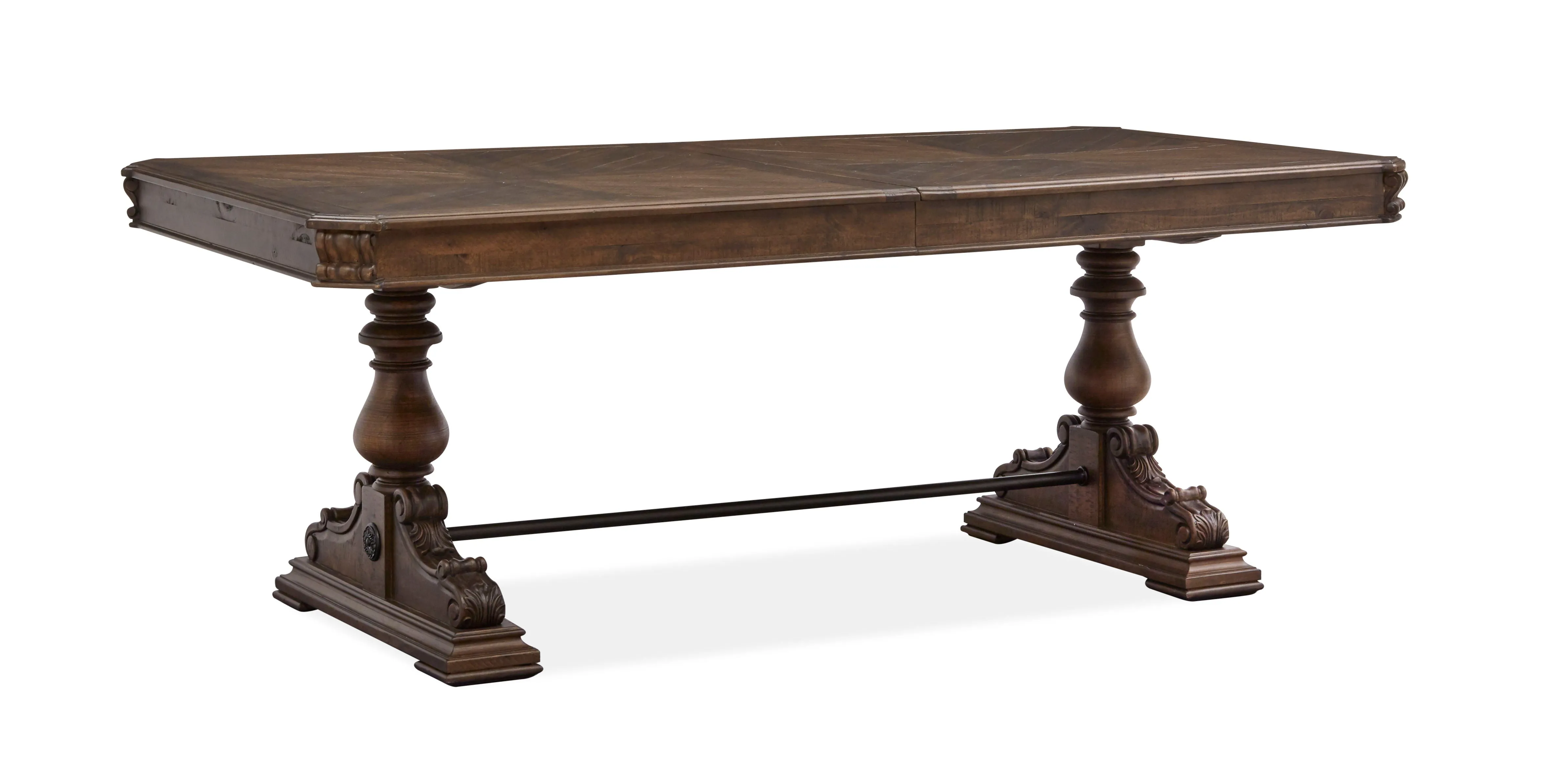 Durango - Trestle Dining Table - Willadeene Brown