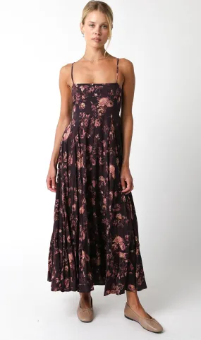 Emery Floral Square Neck Maxi Dress