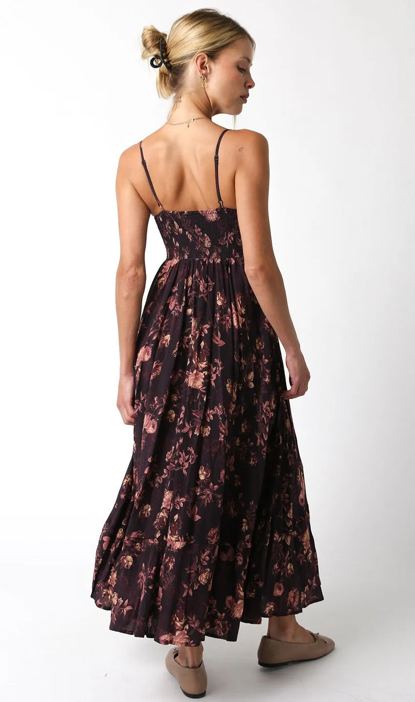 Emery Floral Square Neck Maxi Dress