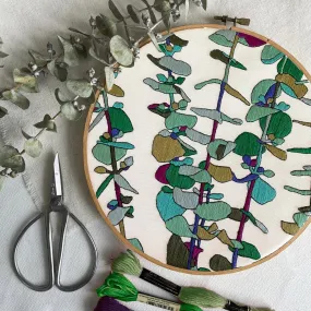 Eucalyptus Embroidery Kit - Kate Wyatt Fine Art