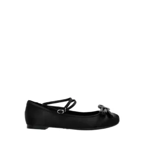 EUG08-005 Women's Ballerina Flats - Black