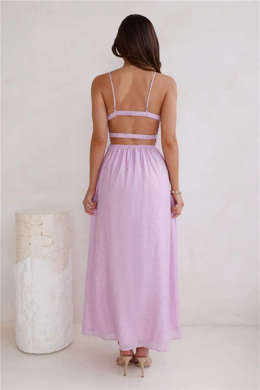 Excited Feelings Maxi Dress Lilac