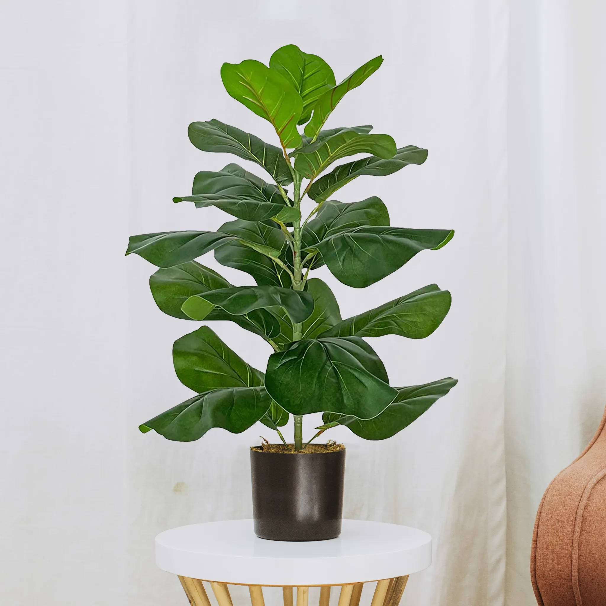 Faux Ficus Lyrata Plant 2.5 Feet