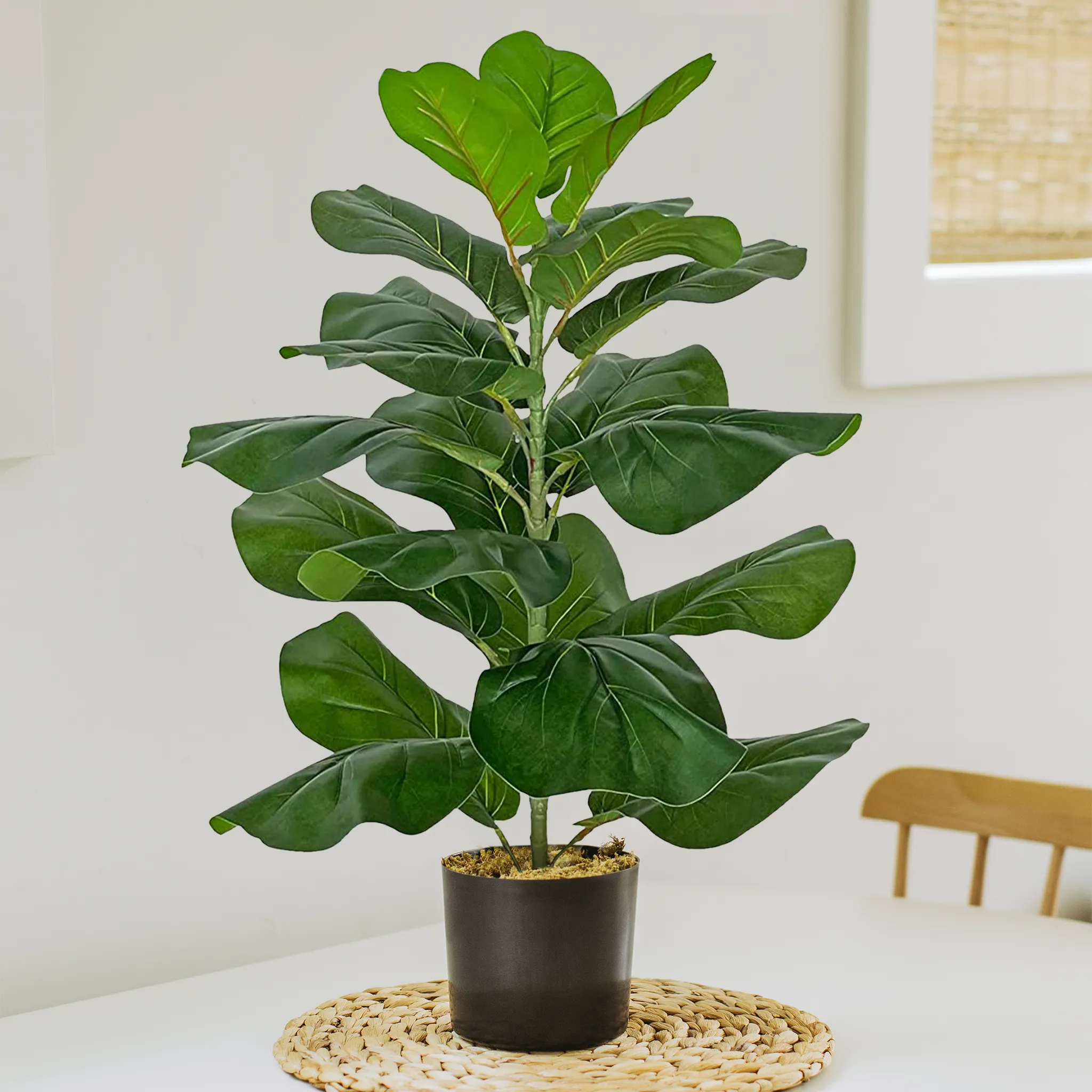 Faux Ficus Lyrata Plant 2.5 Feet