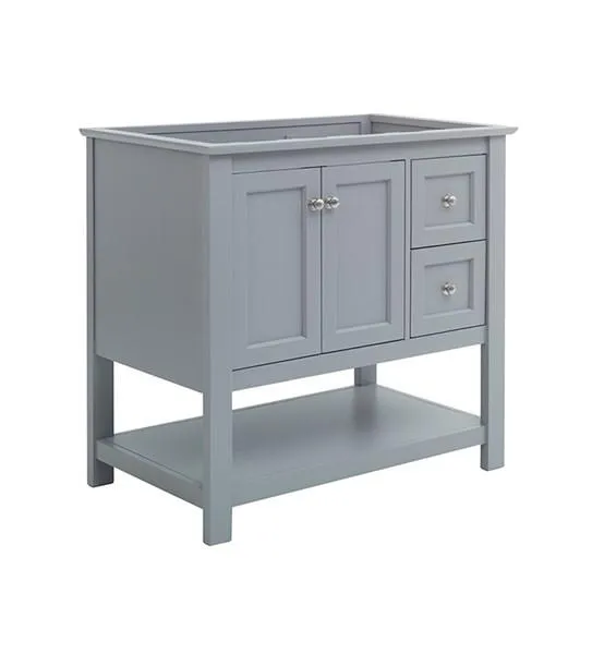 Fresca Manchester 36 Gray Traditional Bathroom Cabinet | FCB2336GR