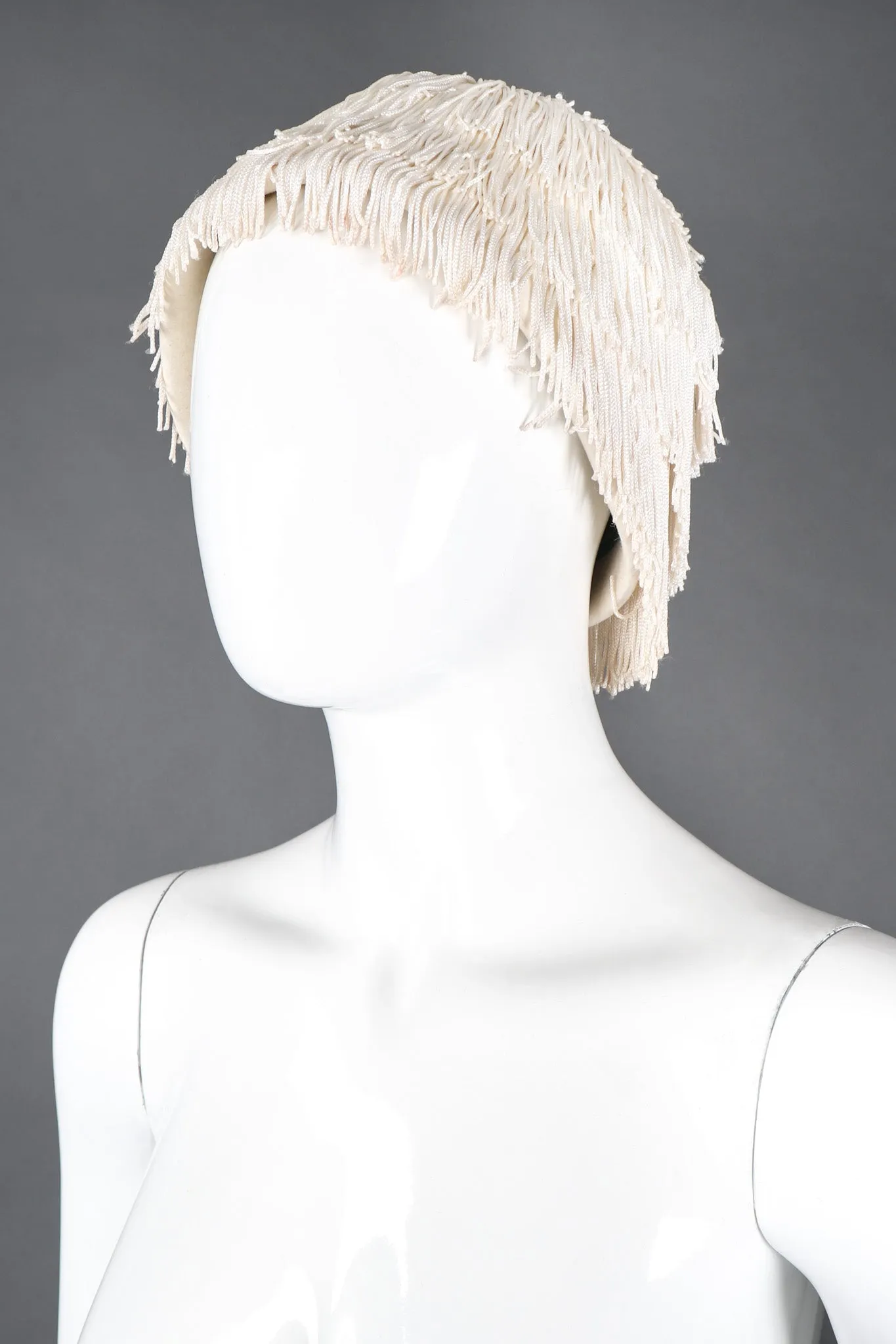 Fringed Cloche Casque