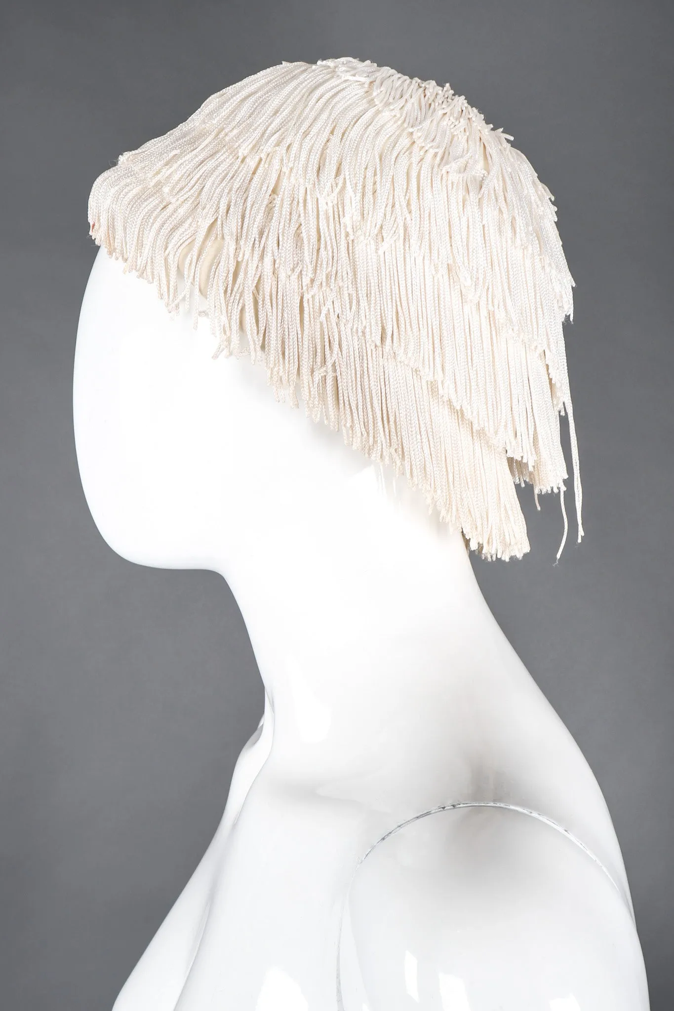 Fringed Cloche Casque