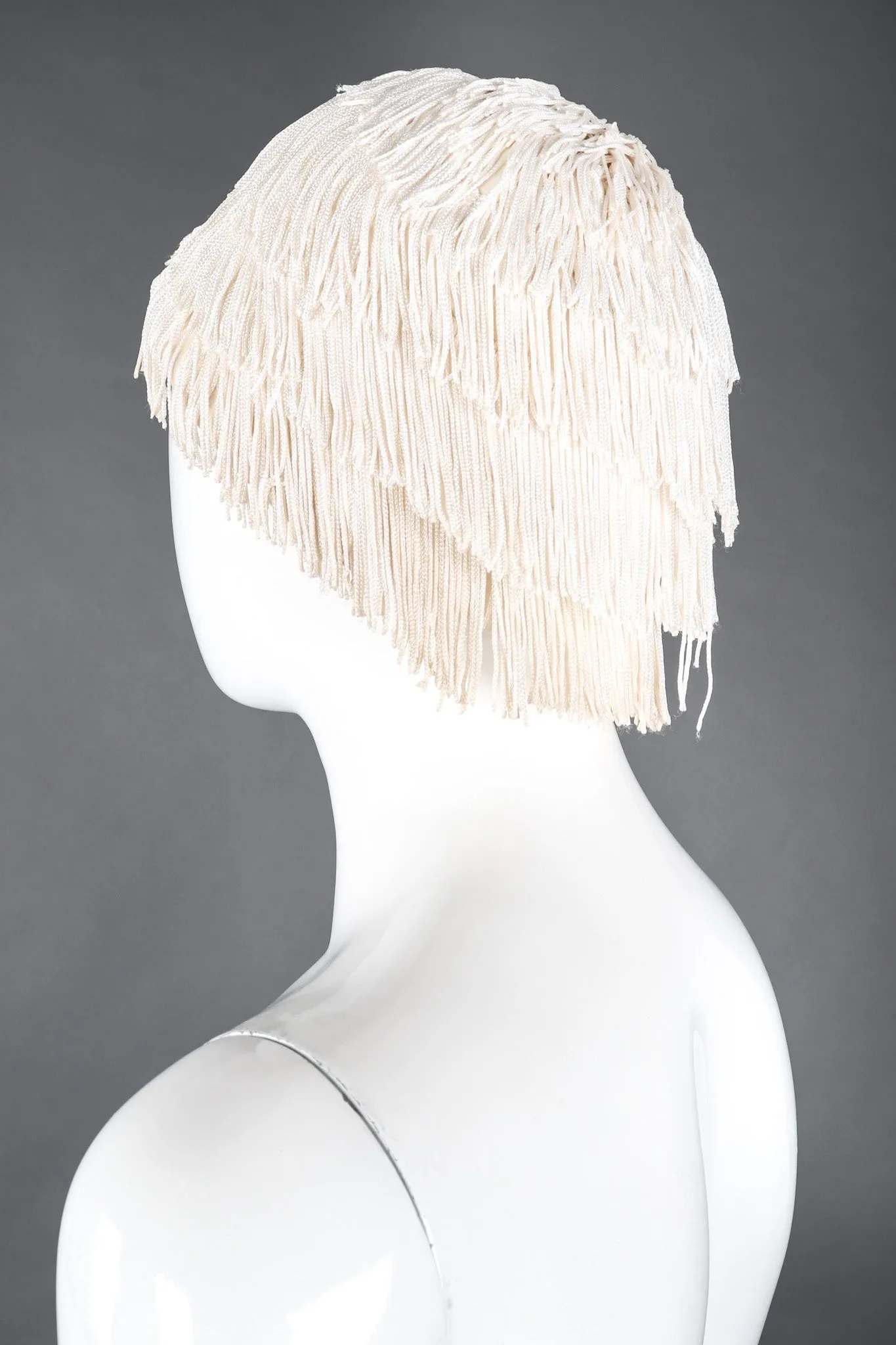 Fringed Cloche Casque