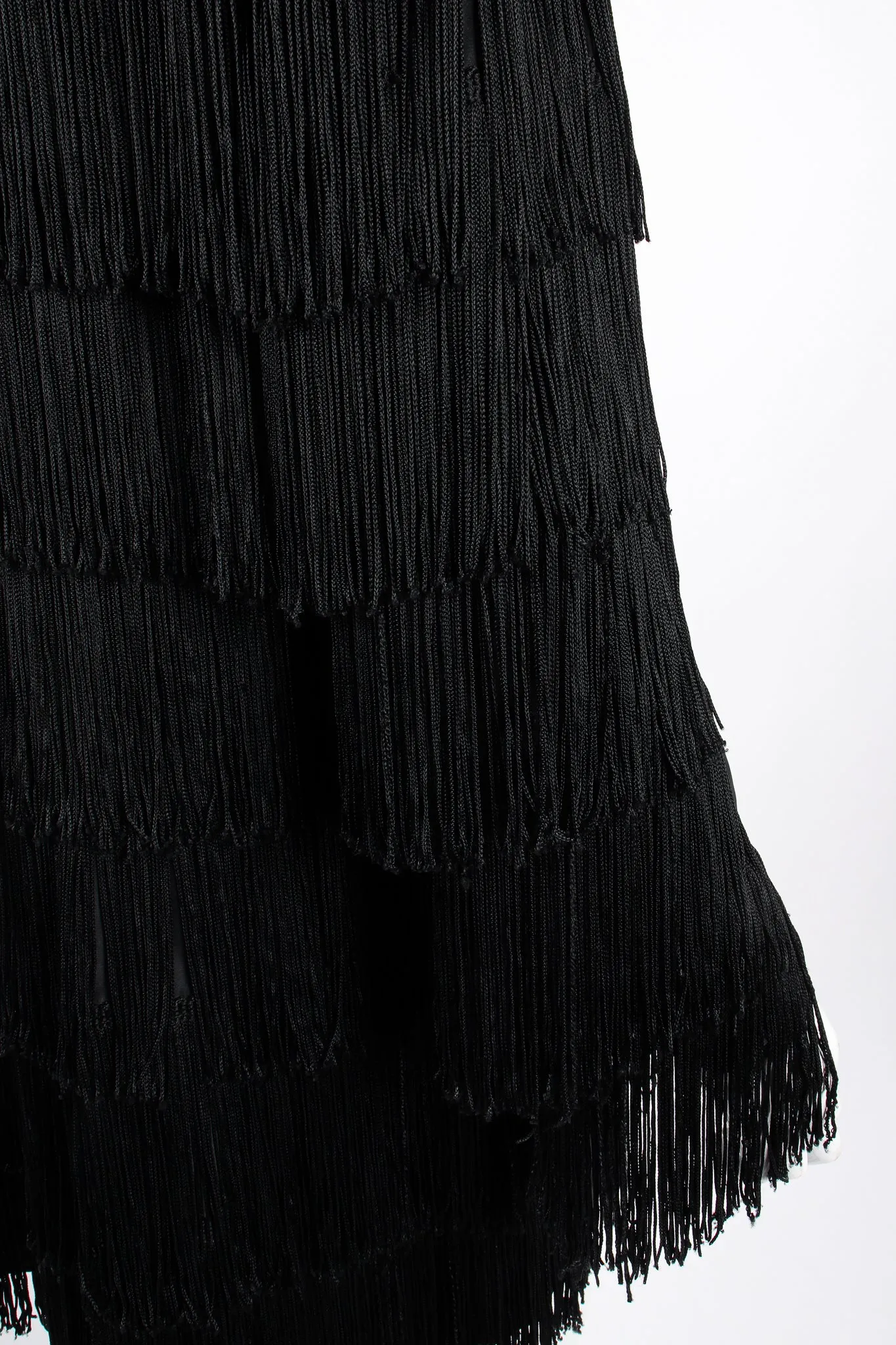 Fringed Shimmy Shirt Dress