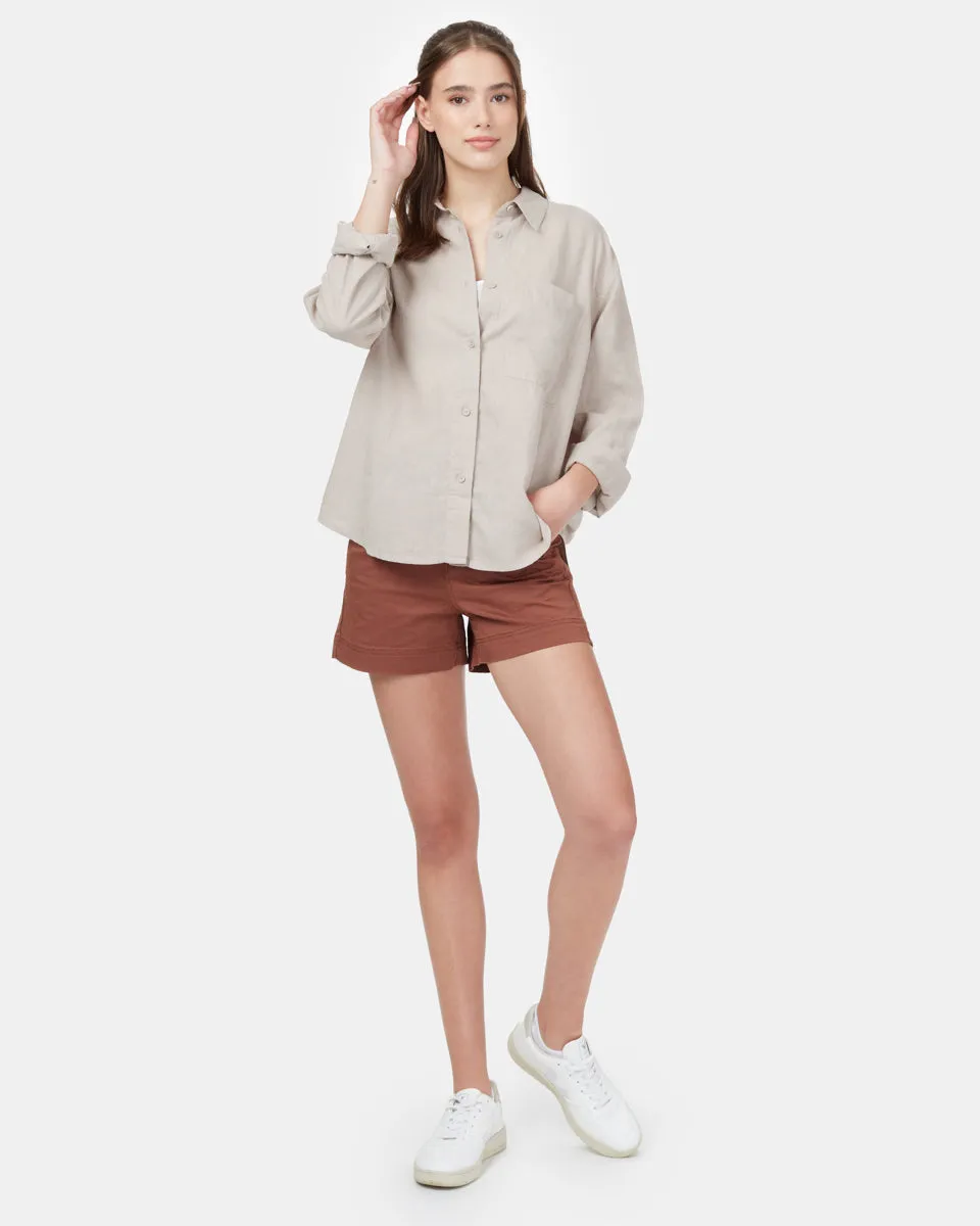 Hemp Button Front Shirt