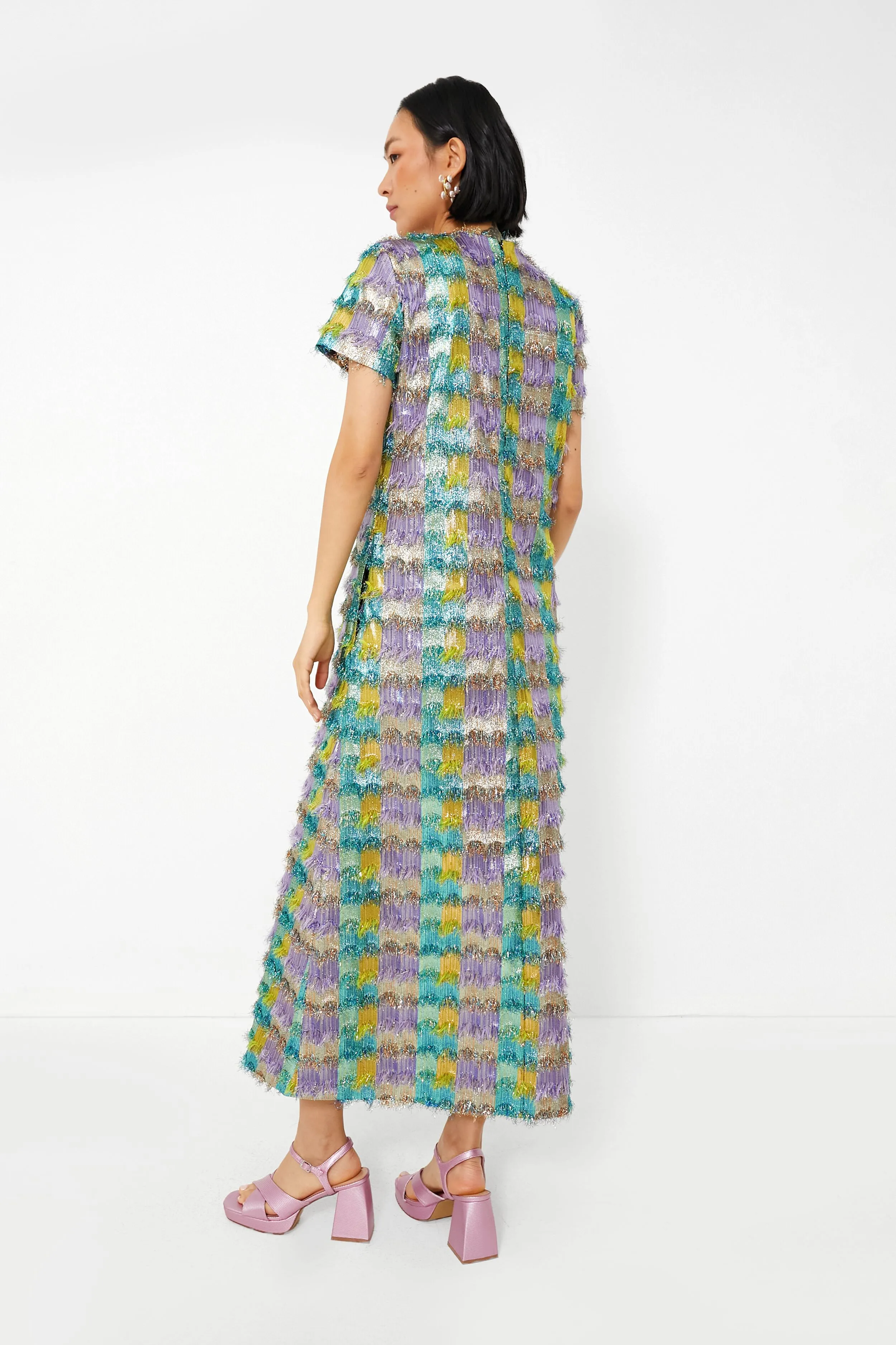 Jacquard Pharaoh Swing Dress