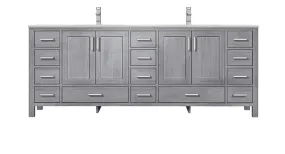 Jacques Modern Distressed Grey 84 Double Sink Vanity | LJ342284DDWQ000