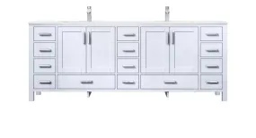 Jacques Modern White 84 Double Sink Vanity | LJ342284DAWQ000