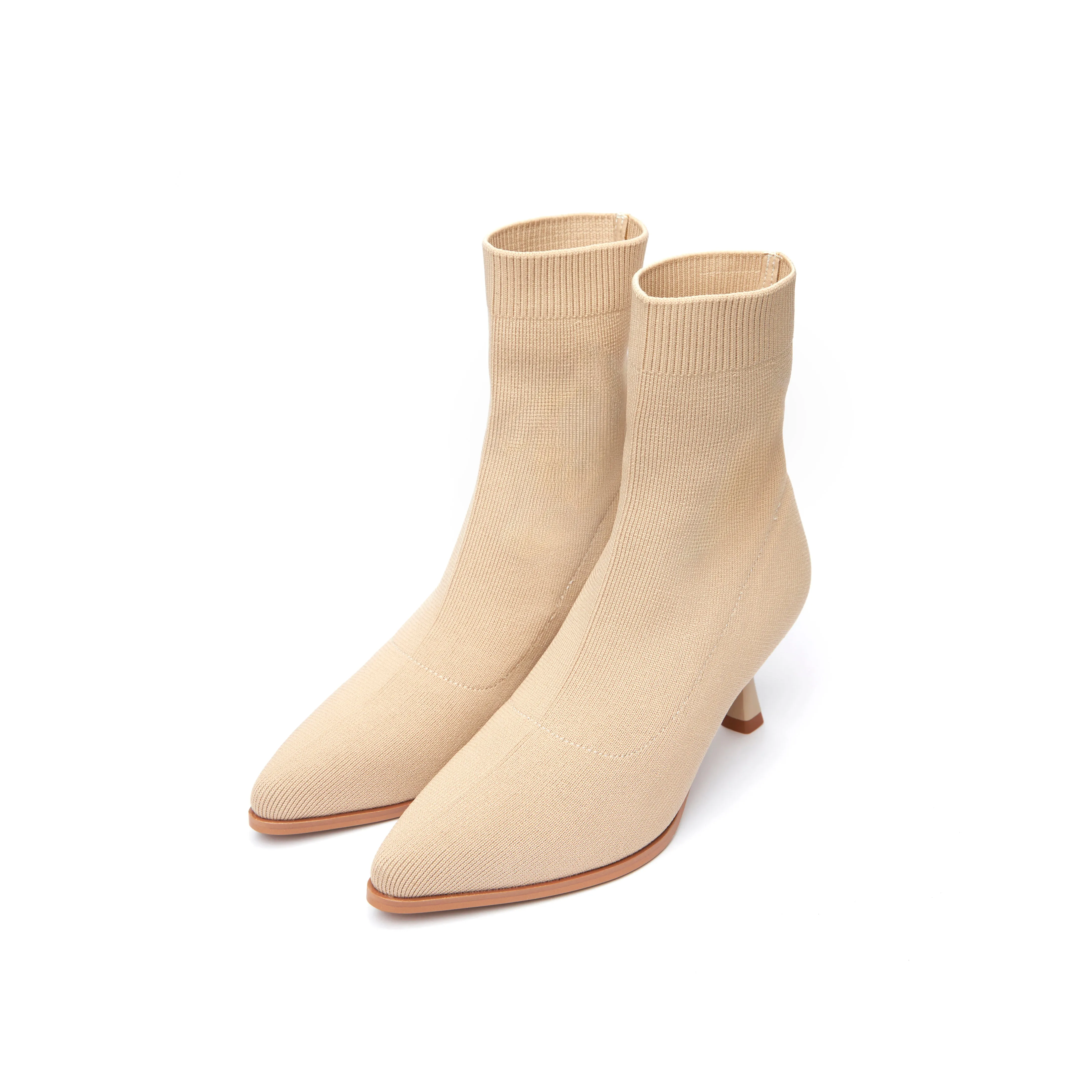 Kala Knit Boots - Beige (BEI)