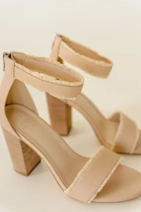 Kenzie Heels in Nude - FINAL SALE