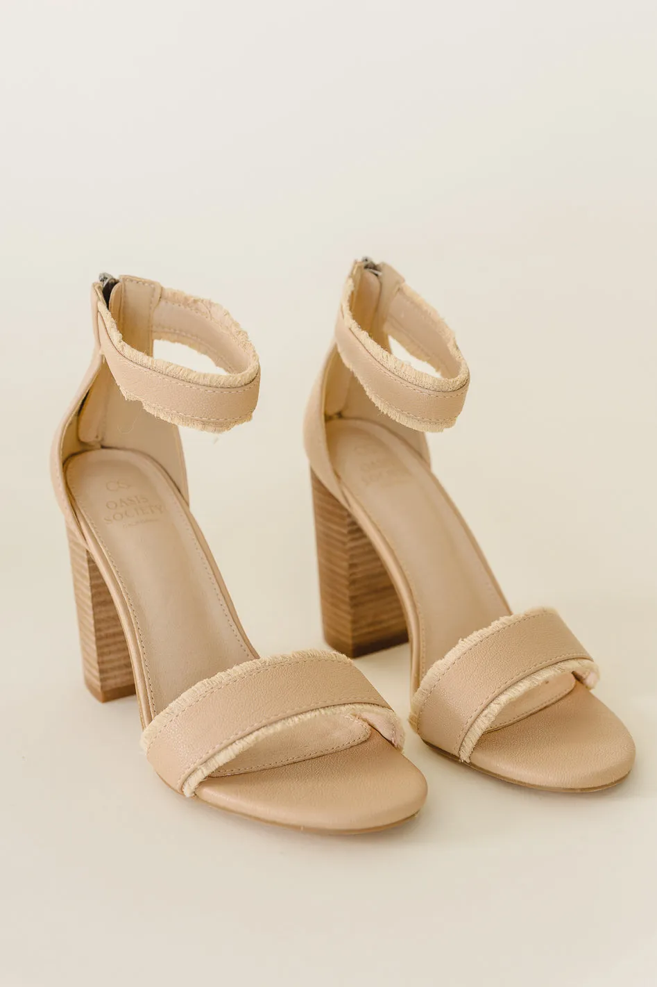 Kenzie Heels in Nude - FINAL SALE