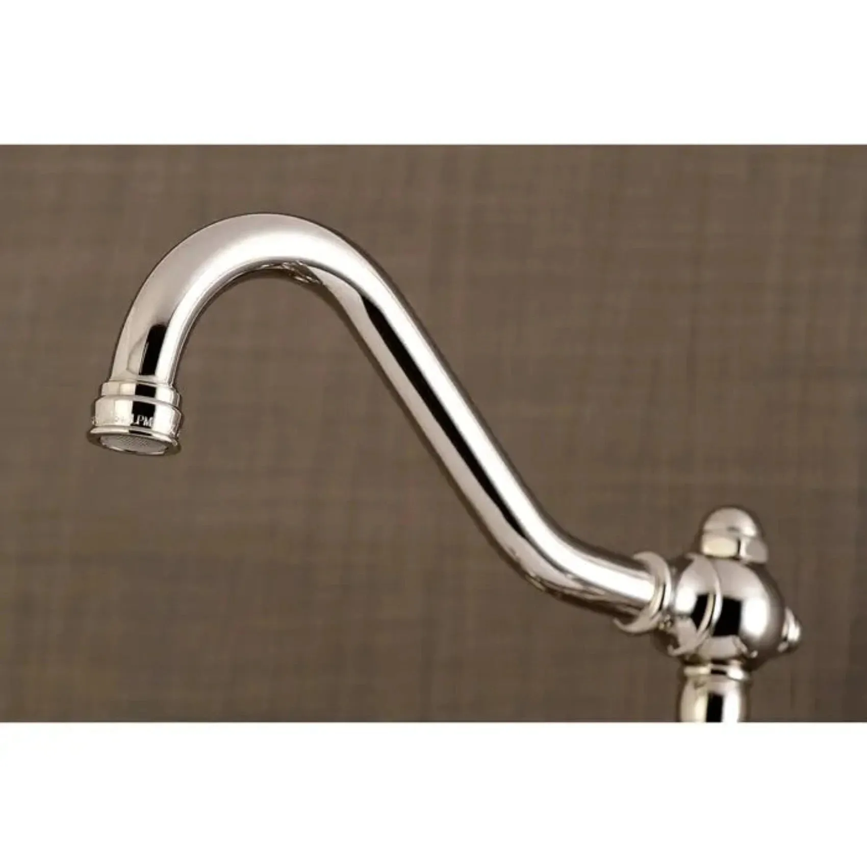 Kingston Brass Essex KS324XBEX-P Two-Handle 2-Hole Wall Mounted Bathroom Faucet