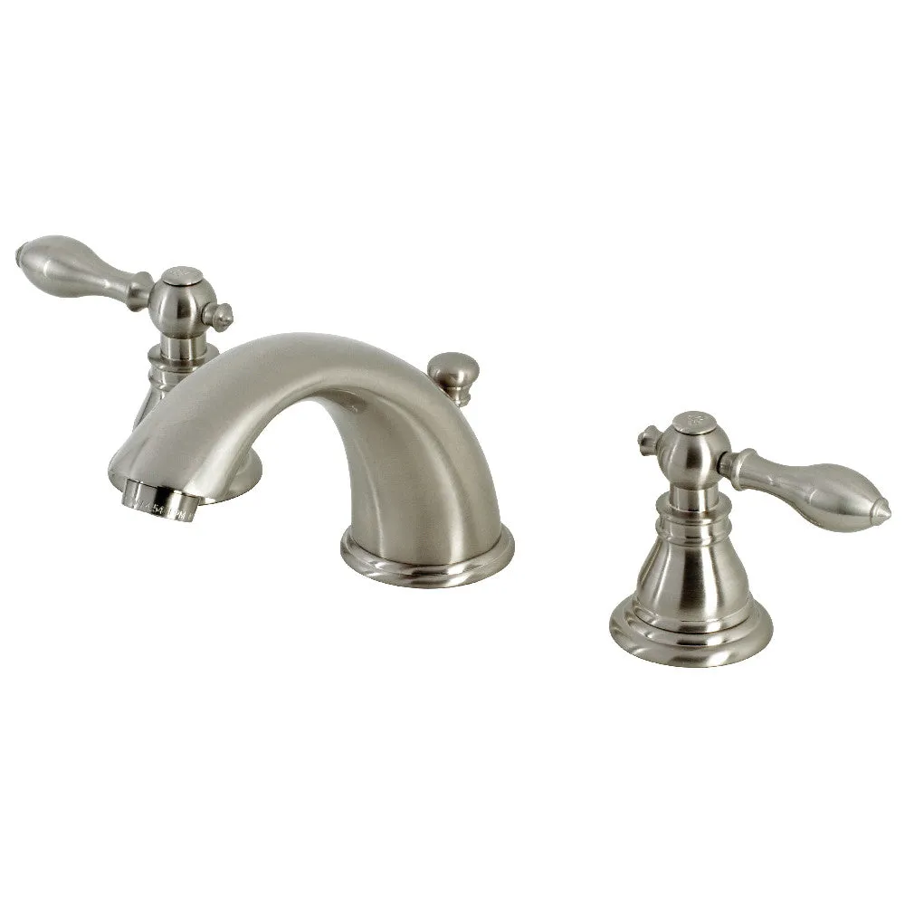 Kingston Brass KB962ACL American Classic Widespread Bathroom Faucet with Retail Pop-Up