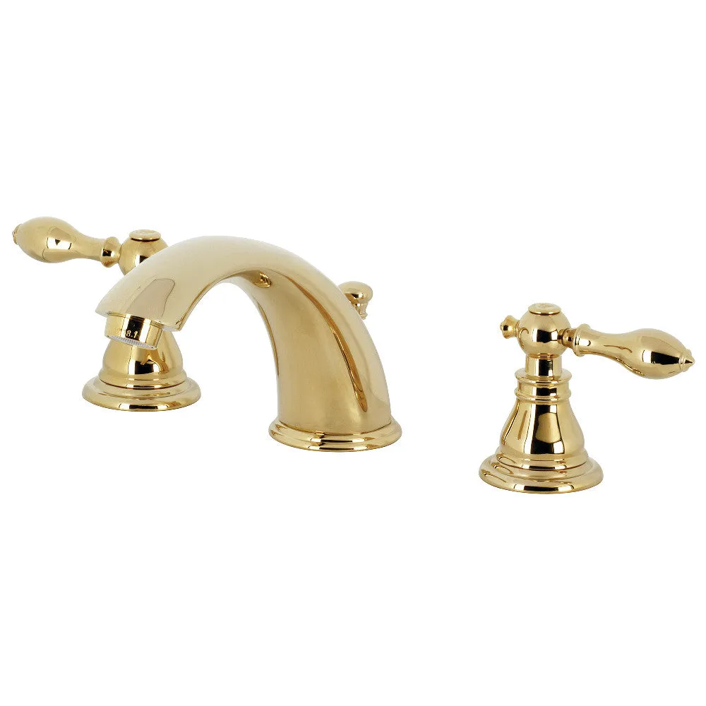 Kingston Brass KB962ACL American Classic Widespread Bathroom Faucet with Retail Pop-Up