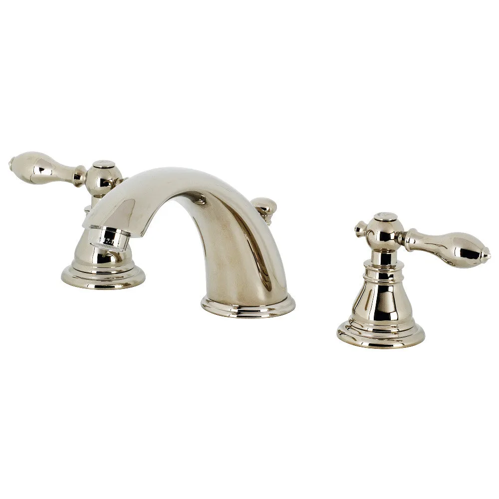 Kingston Brass KB962ACL American Classic Widespread Bathroom Faucet with Retail Pop-Up