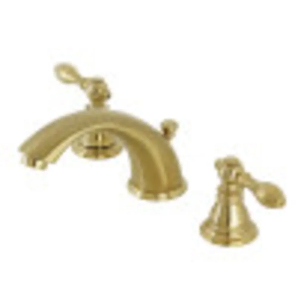 Kingston Brass KB962ACL American Classic Widespread Bathroom Faucet with Retail Pop-Up