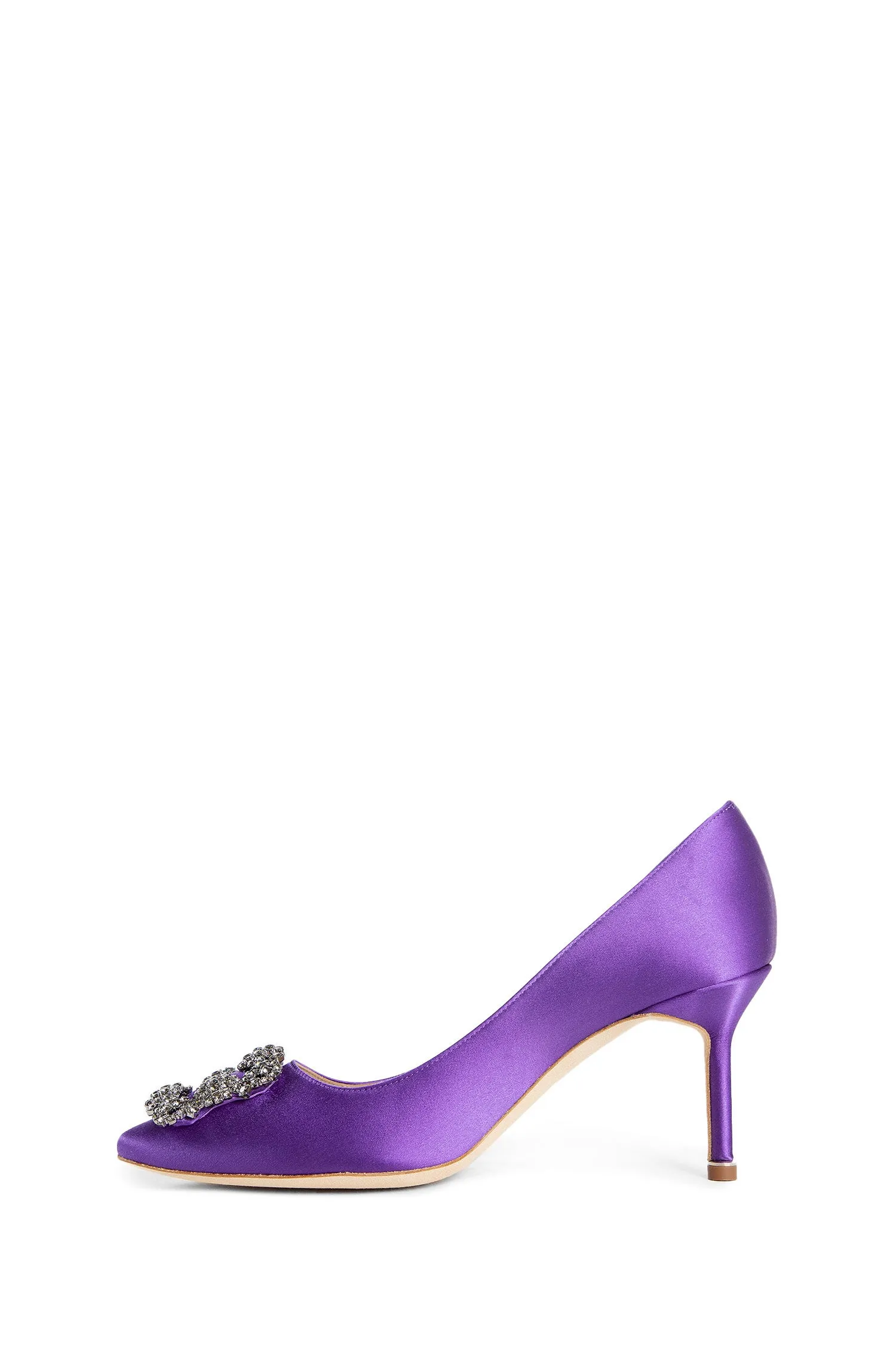 MANOLO BLAHNIK WOMAN PURPLE PUMPS