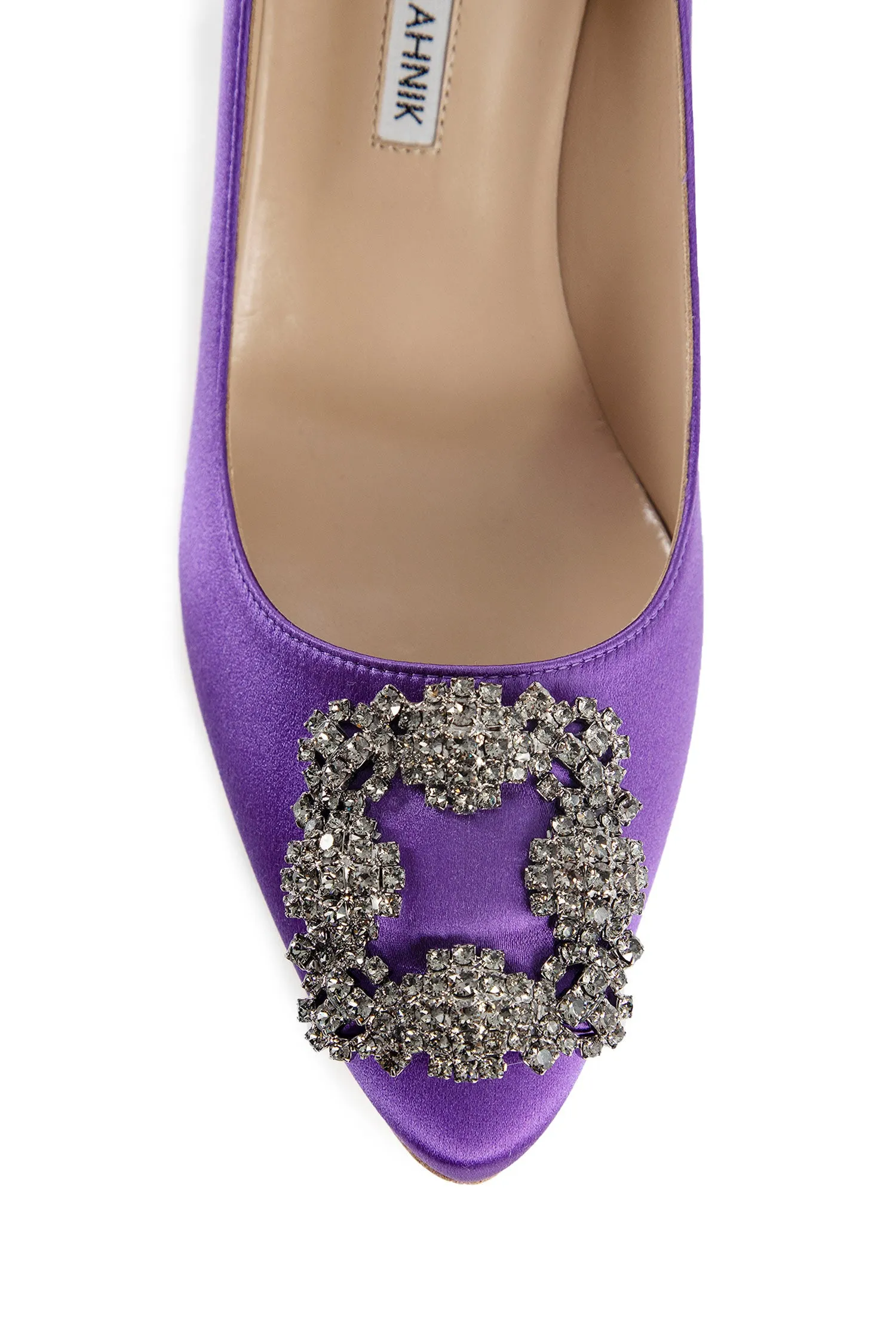 MANOLO BLAHNIK WOMAN PURPLE PUMPS