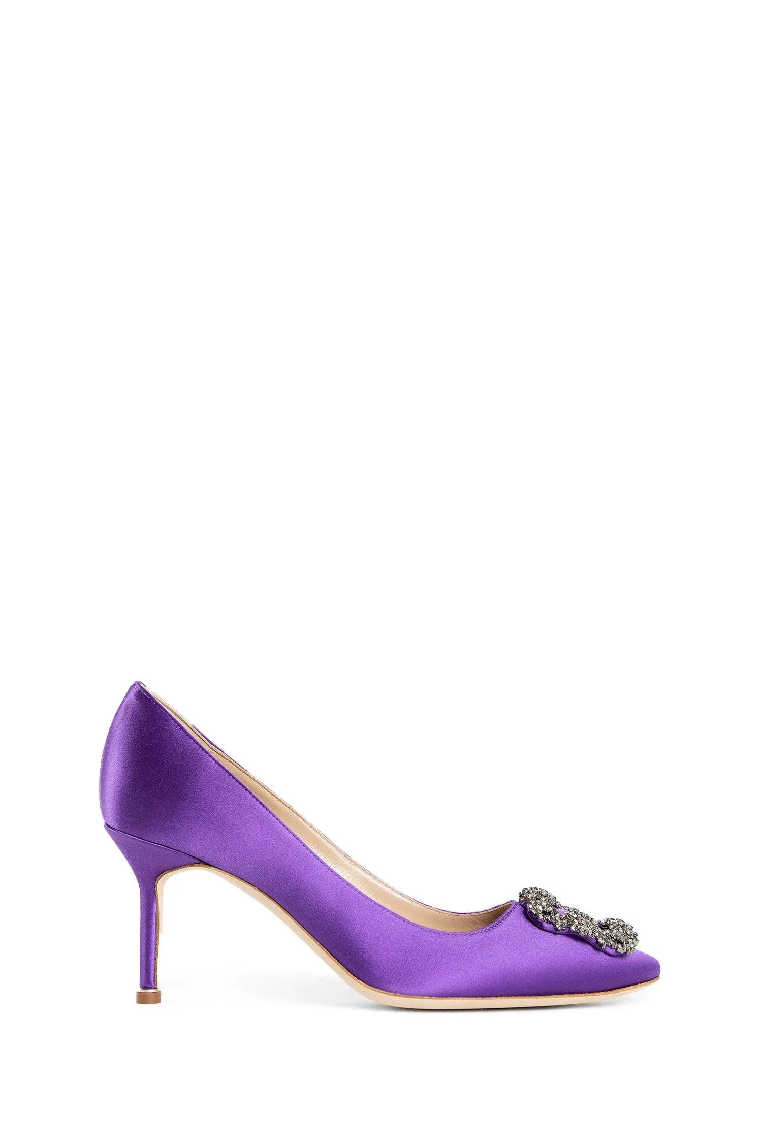 MANOLO BLAHNIK WOMAN PURPLE PUMPS