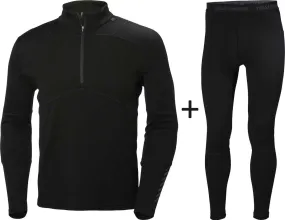 Men's Helly Hansen LIFA Merino Warmest Half Zip Base Layer COMBO