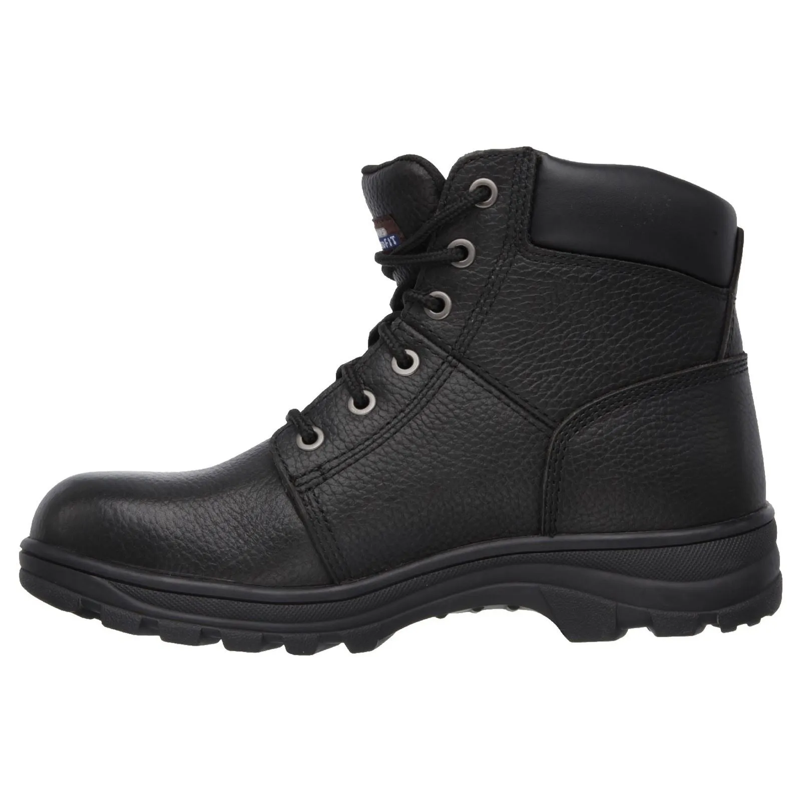 Men's Wide Fit Skechers 77009EC Workshire Safety Boots - Black